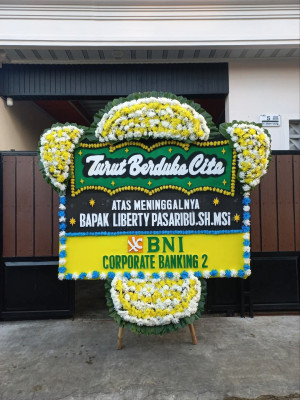 Papan Bunga Duka di Alalak