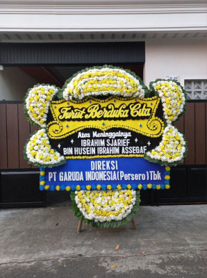 Papan Bunga Duka di Alalak
