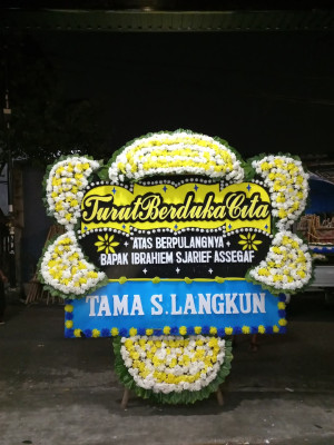 Papan Bunga Duka di Alalak