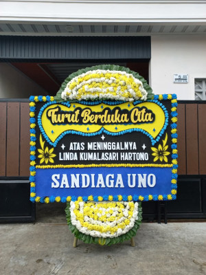 Papan Bunga Duka di Alalak